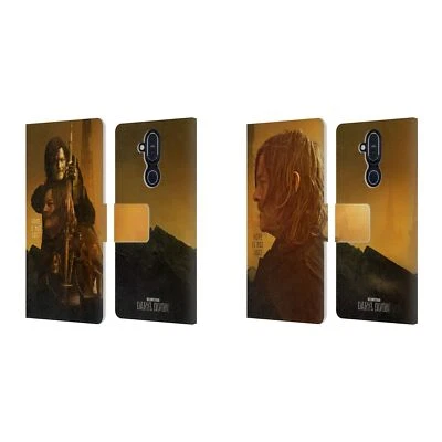 ХОДЯЧИЕ МЕРТВЕЦЫ: DARYL DIXON КЛЮЧ ИСКУССТВА КОЖАНЫЙ КНИГА БУМАЖНИК ЧЕХОЛ ДЛЯ ТЕЛЕФОНОВ NOKIA - Изображение 1 из 4