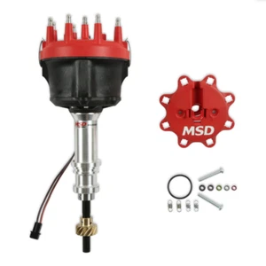 MSD Billet Distributor w/ Bronze Gear For Ford 289/302 Small Block Ford V8 - Picture 1 of 6