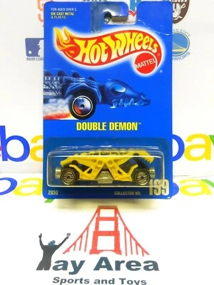 NEW Unopened 1991 HOT WHEELS Yellow Double Demon Vehicle Ultra Hot! - Image 1 of 4