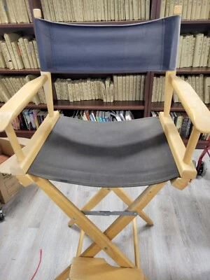 Taburete de bar silla gris director de madera plegable One Foto 1 de 4