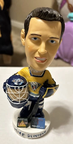 Mike Dunham Nashville Predators SGA Bobblehead New In Box Cover