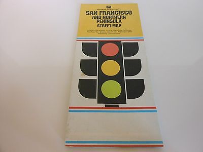 San Francisco And Northern Peninsula Street Map - Possibly 1985 Or 1986 • 6.17$