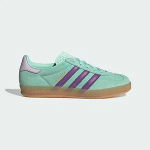 Adidas Gazelle Indoor "Clear Mint Active Purple" Colorway Damengröße 8 JQ0192 - Bild 1 von 9