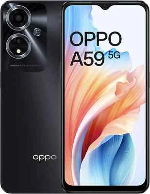 OPPO A59 5G Black 128GB 4GB RAM 13MP + 2MP Dual Sim 6.56" Global Version CPH2617 - Image 1 of 4