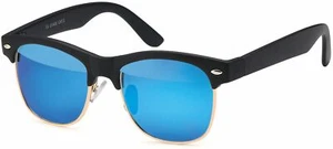 Kinder Sonnenbrille Ovale Polycarbonat Gläser Kunststoff Metall Rahmen Retro - Bild 1 von 18