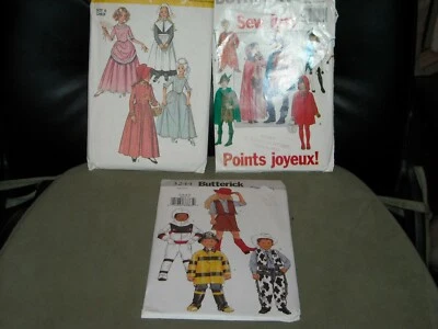 VINTAGE M: McCall S: simplicity B: butterick patterns 40's- costume uncut & cut - Image 1 of 4