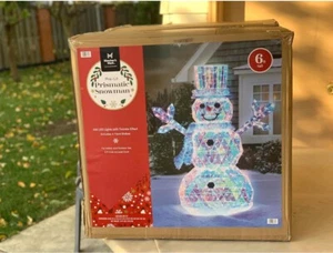 Member's Mark 6' Pre-Lit Prismatic Snowman - Picture 1 of 6