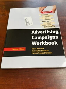 TEXTBOOK ADVERTISING CAMPAIGNS WORKBOOK 2ND ED. KORNADA, SHEHAN, GANGAHARBETLA - Foto 1 di 4