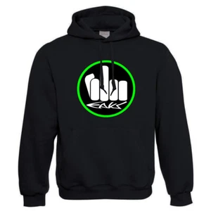 EAKS® Herren Hoodie "Middle Finger" Mittelfinger Stinkefinger Hoody Kapuzenpulli - Bild 1 von 22