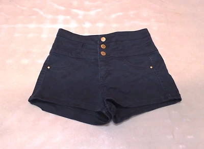 Refuge Black Shorts Junior's Size 0 25" W x 11" L - Image 1 of 4