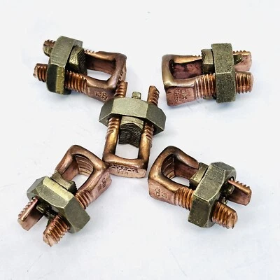(ЛОТ ИЗ 5) PF-50 МЕДНЫЙ РАЗДЕЛЕННЫЙ БОЛТОВОЙ ПРОВОД СОЕДИНИТЕЛЬ R-1/0-2 T-1/0-14 STR - Изображение 1 из 4