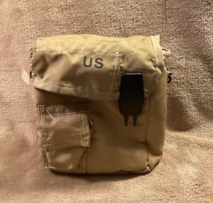 RARO Vietnam Happy Penguin Inc. US Army Combat 2 cuartos Bolsa para cubierta de cantimplora bronceada - Imagen 1 de 10