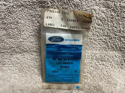 NOS FORD E1FZ-6K559-A ESCORT EXP MERCURY LN7 LYNX ROCKER ARM FULCRUM WASHERS - Image 1 of 4