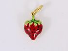 Strawberry Charm Vintage 9ct Gold 375 Charms Pendant 0.6g Bn99