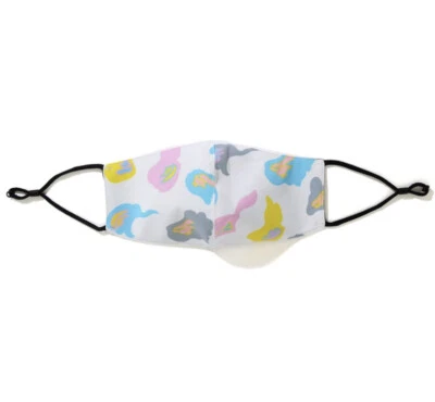 AUTHENTIC A BATHING APE BAPE DEF CAMO MASK WHITE NEW SALE - Image 1 of 3