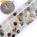 Mixed Amazonite Color Stone Loose Beads for Jewelry Making 15'' Big Hole UK 8mm