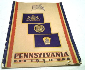 Rare 1930 Pennsylvania Sites & History Soft Cover Book - Imagen 1 de 12