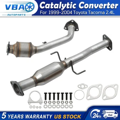 For 1999-2004 Toyota Tacoma L4 2.4L EPA Catalytic Converter Set 52377 53574 Foto 1 de 4