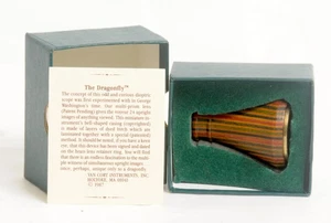 Van Cort 1987 Dragonfly Dioptric Scope 24 Images Dyed Birch Signed Dated - Picture 1 of 4