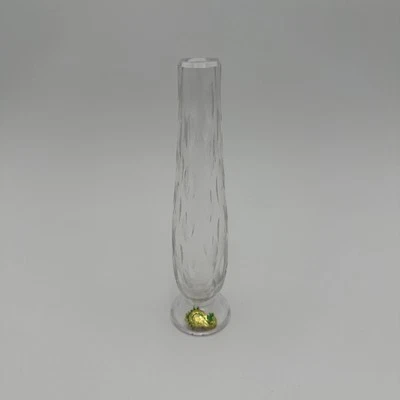 Vintage Waterford Crystal 7" Bud Vase Tear Drops with Sticker - Image 1 of 4