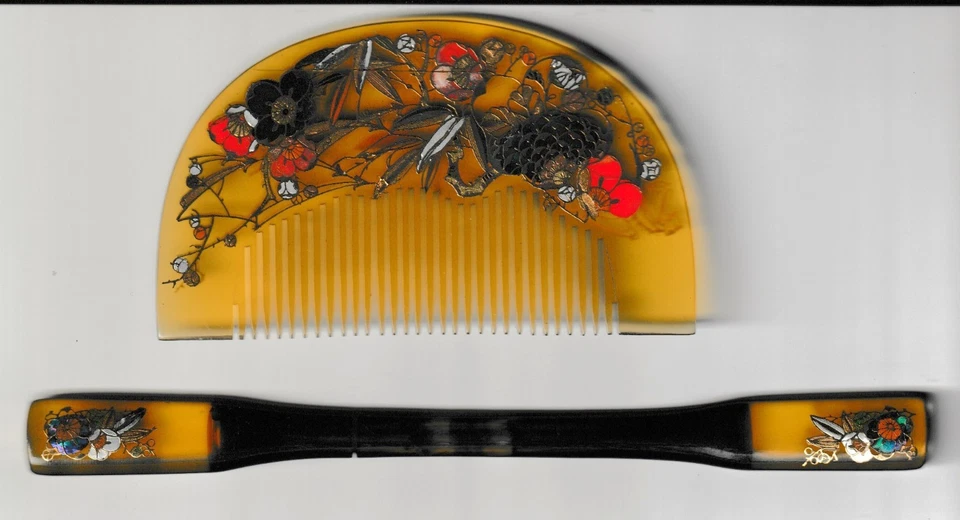 Kanzashi japonés vintage, palo para el cabello y peine kimono accesorios para adornos para el cabello Foto 1 de 1