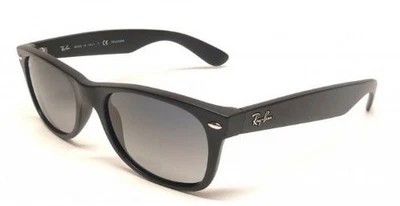 Ray-Ban Hombres Nuevas Gafas de Sol Wayfarer en Negro Mate, Tamaño de Ojos: 52 mm - Mate Foto 1 de 3