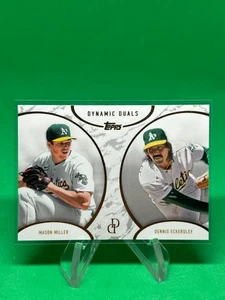 Mason Miller Dennis Eckersley 2025 Topps Dynamic Duals #18 Oakland Athletics - Picture 1 of 2