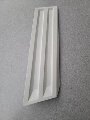 Jeep Cherokee XJ 1984-01 2 puertas pasajero cuarto de ventilación trasero moldura 2 puertas piedra blanco Foto 1 de 4