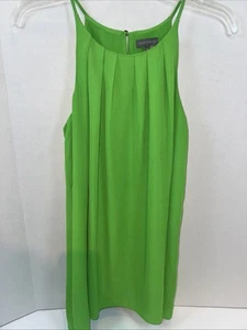 Vince Camuto Women’s Tank Top Size XS Color Lime Green 100% Polyester  - Picture 1 of 9