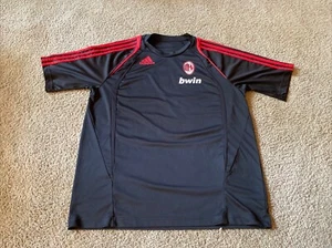 Adidas AC Milan Uomo XL 2009-2010 Maglia Calcio Calcio Allenamento BWIN - Foto 1 di 9