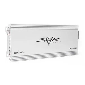 NUOVO AMPLIFICATORE MARINO SKAR AUDIO RP-75.4ABM 4 CANALI 500 WATT RMS CLASSE AB - Foto 1 di 5
