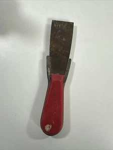 Premium Red Devil Skewed Putty Knife Wall Scraper Red Wood Handle No. P-103 RARE - Picture 1 of 10