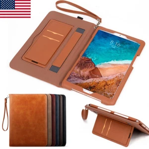 Leather Case Cover For Apple iPad 9th 8th 7th Generation 10.2" With Hand Strap - Picture 1 of 24