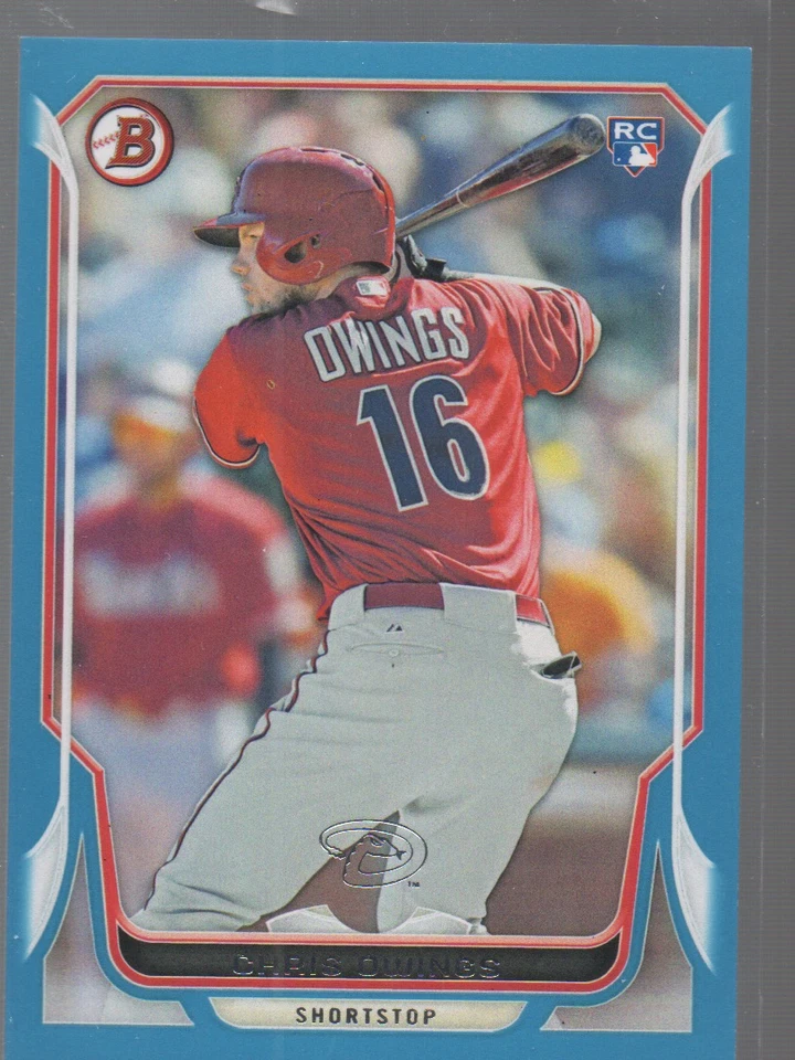 CHRIS OWINGS   2014 BOWMAN BLUE PARALLEL CARD #219 /500 - Image 1 of 1