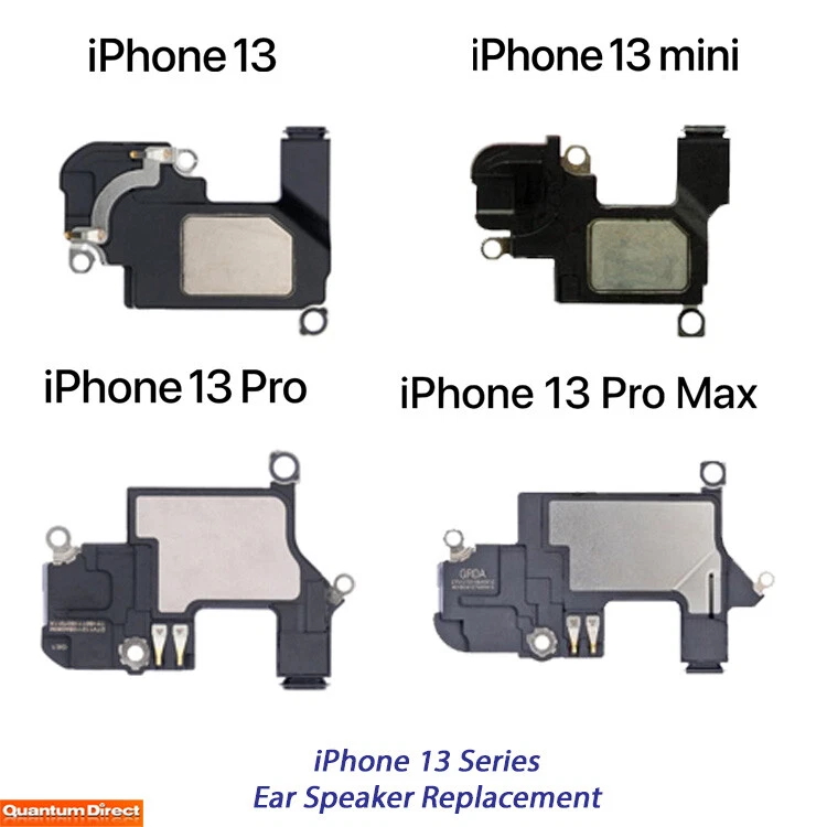 QUANTUM DIRECT iPhone 13 / 13 Pro / 13 Mini / 13 Pro Max Earpiece Speaker Assembly