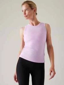 Athleta L With Ease Cinch Tank Large Begonia Pink - Picture 1 of 5