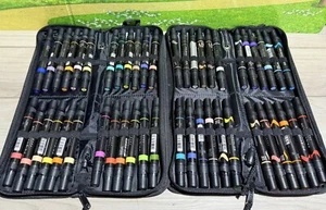Prismacolor Premier 48 Art Markers (Chisel / Fine) Zippered Case - Picture 1 of 7
