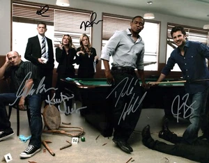 Psych 11x14 Photo Poster Cast x6 Signed JSA Certified Autograph - Picture 1 of 2