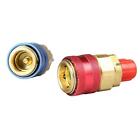 Auto Air Conditioning Refrigerant A/C R134A Quick Coupler Adapter High &Low Side