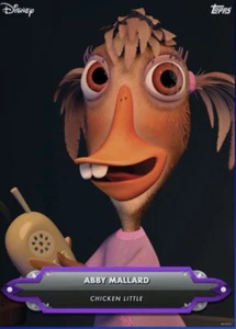 [DIGITAL] Topps Disney - Abby Mallard - S1 2023 Tier 5 - Purple Base - Picture 1 of 1