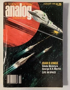 ANALOG SCIENCE FACT FICTION FEB 1978 GEORGE R R MARTIN ORSON SCOTT Free Ship USA - Foto 1 di 5