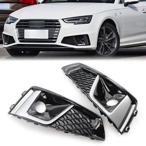 Para Audi A4 B9 S-LINE S4 2018-2020 parachoques delantero rejilla luz antiniebla cubierta embellecedor - Imagen 1 de 8