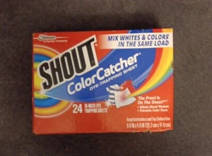 Shout Color Catcher Dye-Trapping, In-Wash Cloths 24 Ct (M24) - Picture 1 of 2