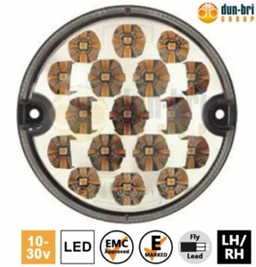 DBG Valueline Redonda 95mm Luz LED STOP/TAIL TRANSPARENTE 12/24V Landrover Defender - Imagen 1 de 1