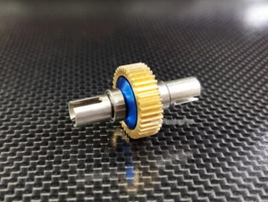 Ball Differential Brass Gear Stainless Axle Fit Losi Mini T/LST 2/Monster/Baja - Picture 1 of 2