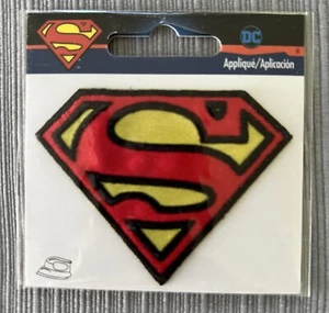 Superman Embroidered Iron on Patch, 1 Applique, DC Comics - Picture 1 of 2