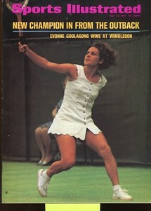 EVONNE GOOLAGONG TENNIS 7/12/71  NO LABEL NEWSSTAND  SPORTS ILLUSTRATED