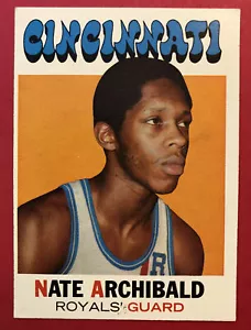1971-72 Topps NBA Basketball Card #29 Nate Archibald RC EX+ - Picture 1 of 11
