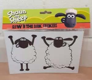 New Shaun the Sheep set of glow in the dark stickers. Featuring Shaun, Timmy etc - Picture 1 of 2