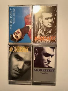 Lot of 4 Morrissey cassette tapes BONA DRAG/NOVEMBER/OUIJA BOARD/VIVA HATE - Picture 1 of 3